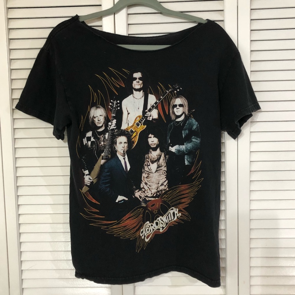 Aerosmith World Tour Band Tee Sz S